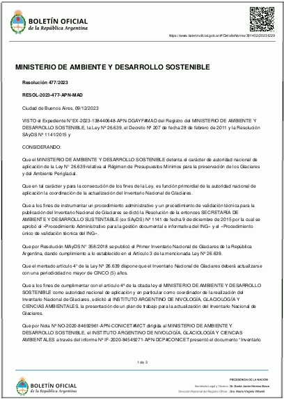 Resolución 477-2023