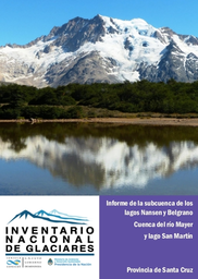 Informe Subcuenca de los lagos Nansen y Belgrano
